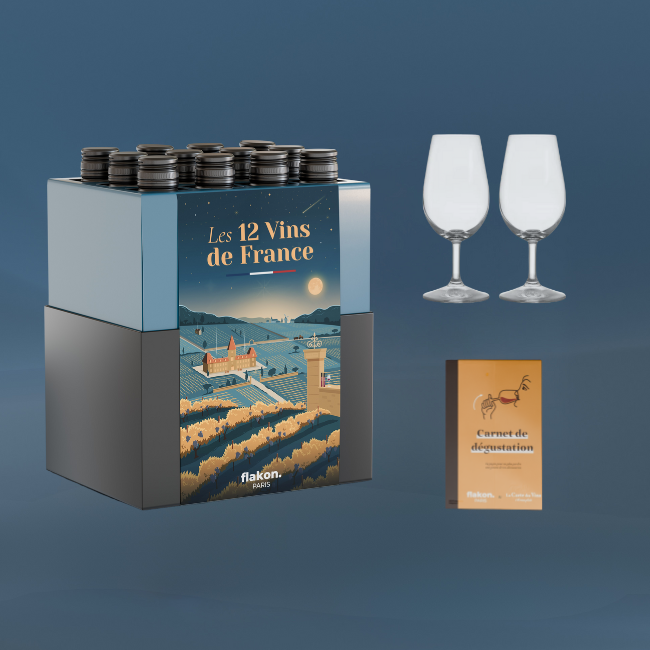 Expérience duo 12 vins de france