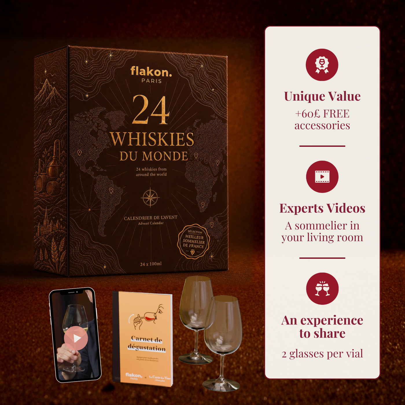 Whisky Advent Calendar - 24 Whiskies from France and the World