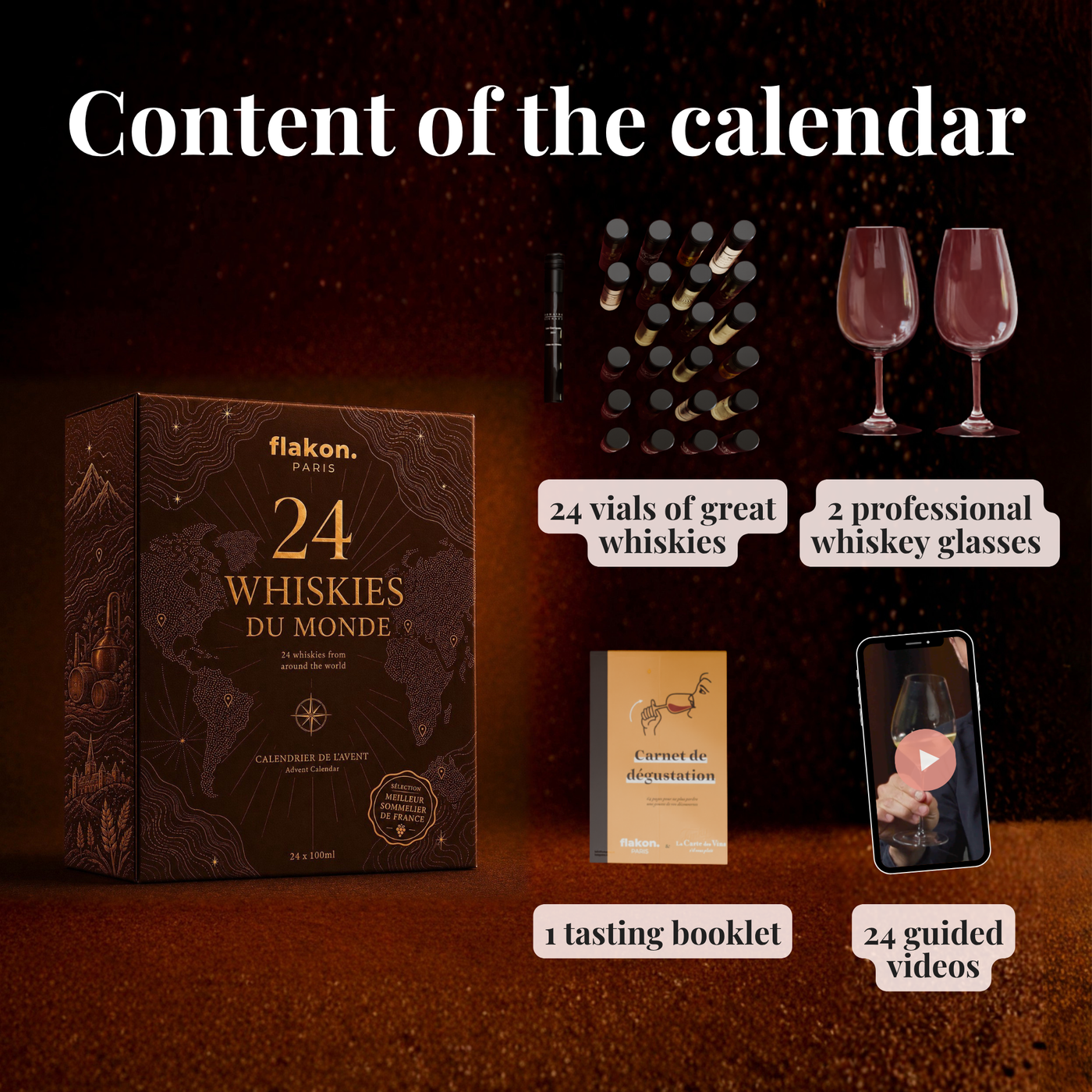 Whisky Advent Calendar - 24 Whiskies from France and the World