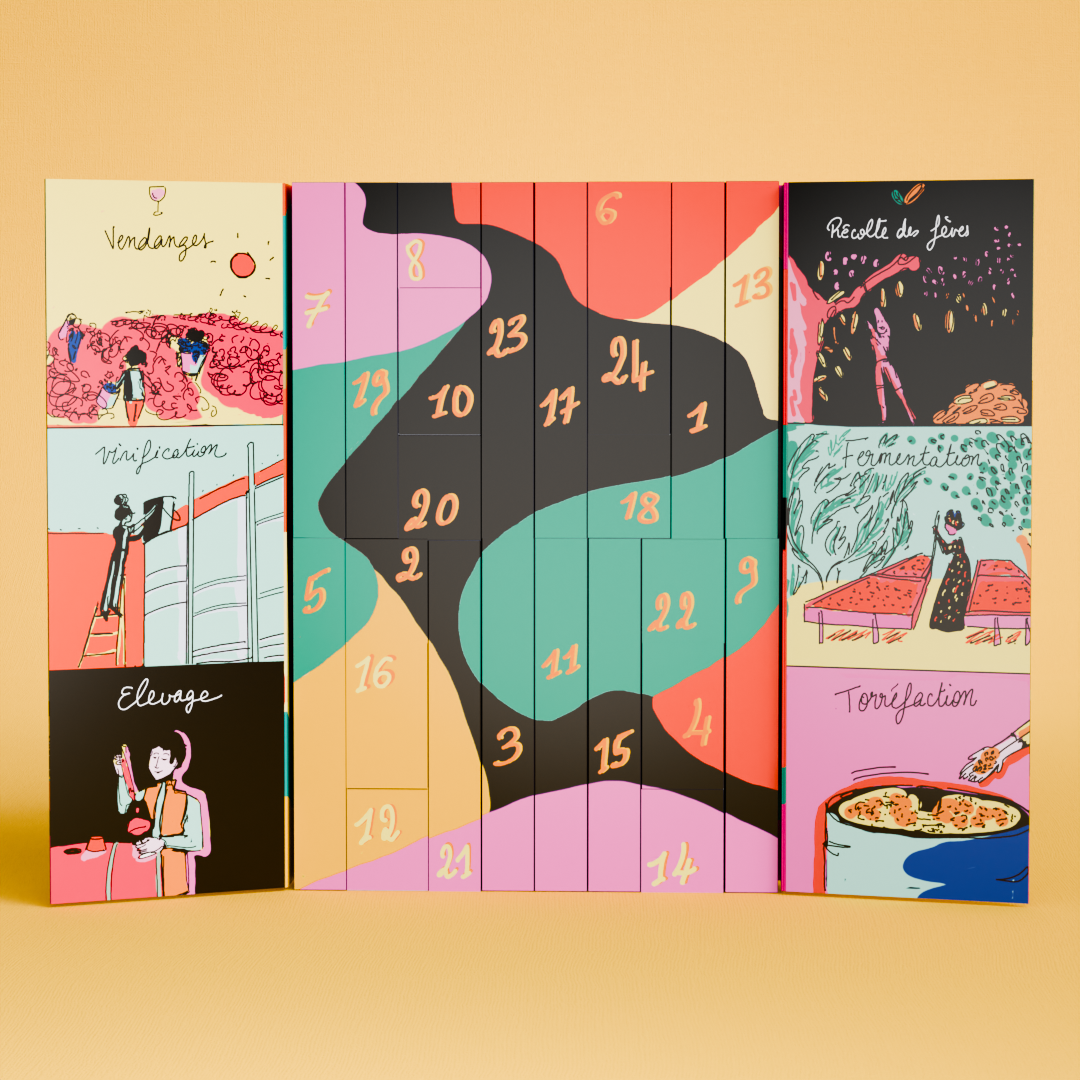 Advent Calendar 12 wines and 12 chocolates