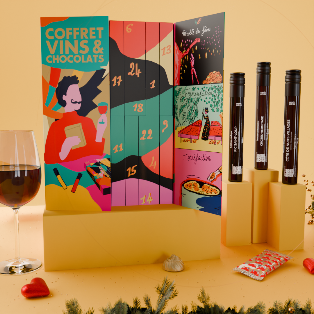 Advent Calendar 12 wines and 12 chocolates