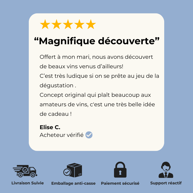 Abonnement Cadeau : Dégustation Vin