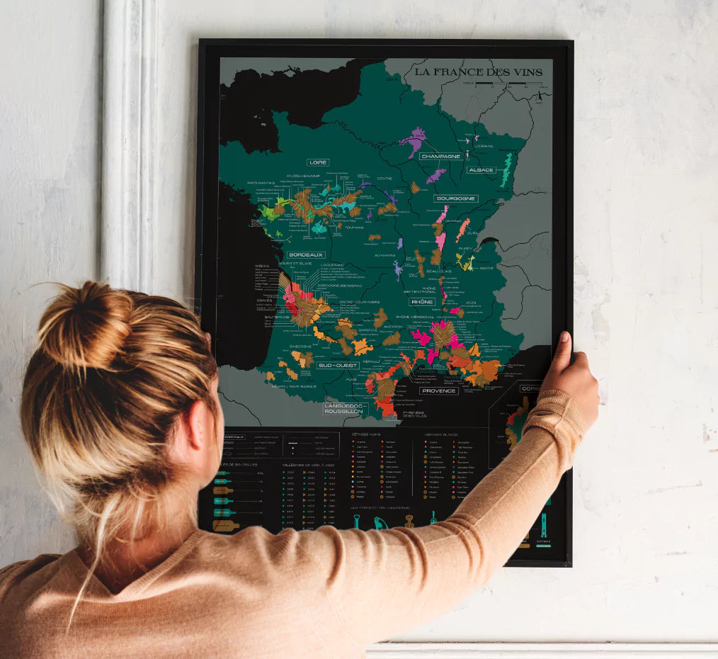 Scratch card: the France of wines