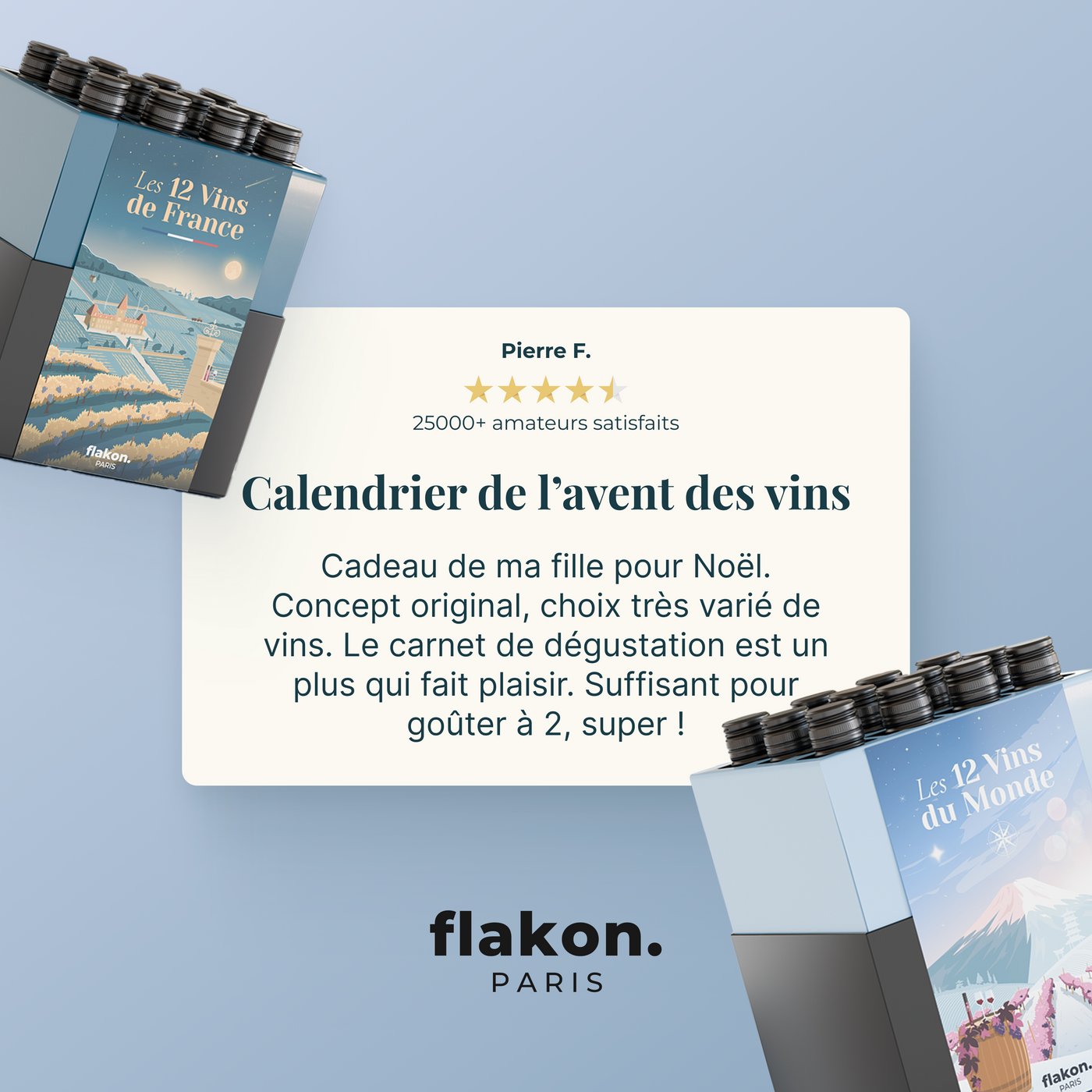 Wein-Adventskalender – 24 Weine aus Frankreich und der Welt 