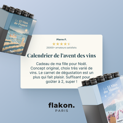 Calendrier de l'Avent Vin - 24 Vins de France et du Monde