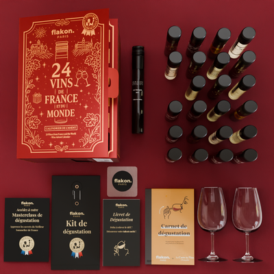 Calendrier de l'Avent Vin - 24 Vins de France et du Monde