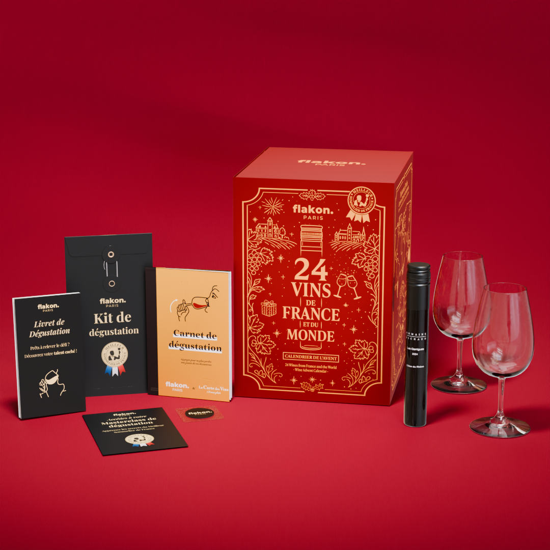 Calendrier de l'Avent Vin - 24 Vins de France et du Monde