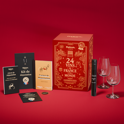 Calendrier de l'Avent Vin - 24 Vins de France et du Monde