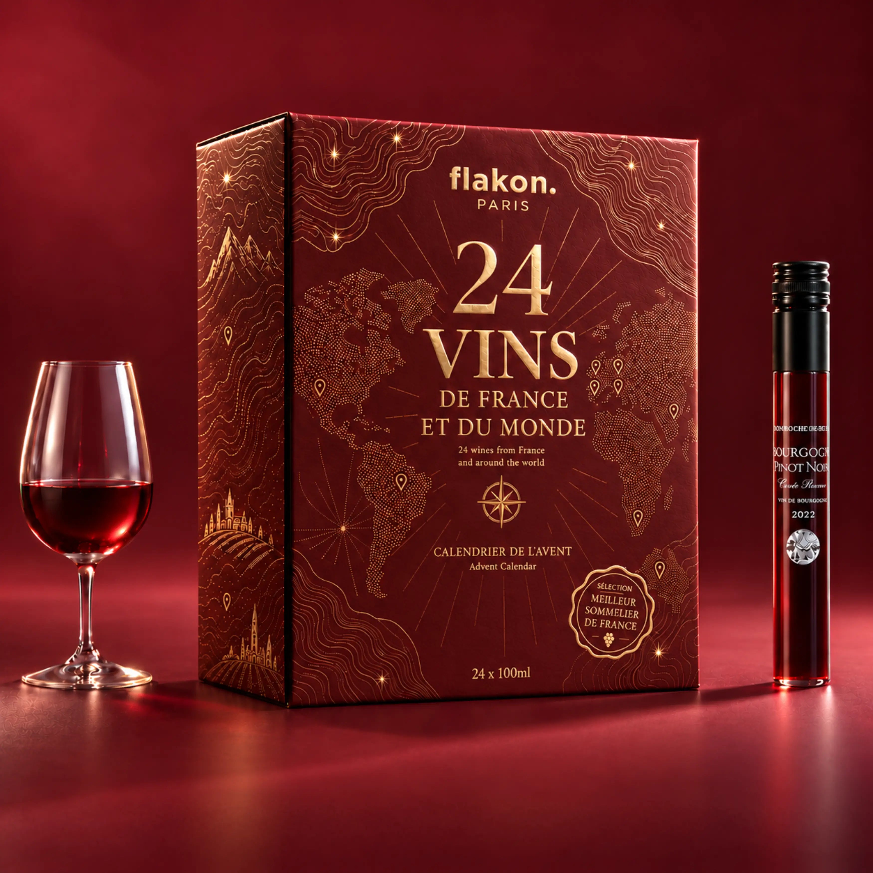 Calendrier de l'Avent - 24 Vins de France et du Monde