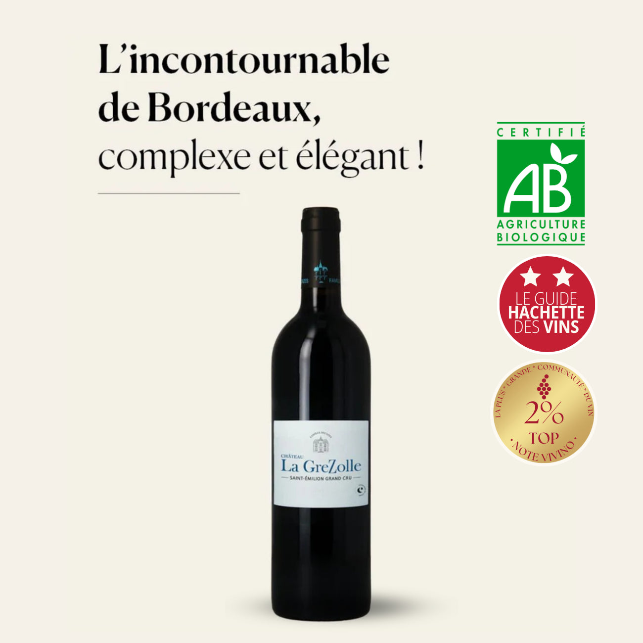 Adoption Saint-Émilion Grand Cru